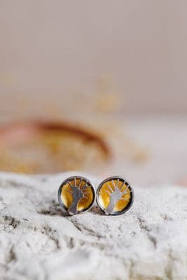 Becky Crow | Tree Dome Earrings