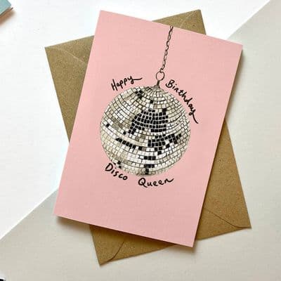 Carol Maxwell | Happy Birthday Disco Queen Card