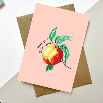 Carol Maxwell | Thank You! You're a Peach Card