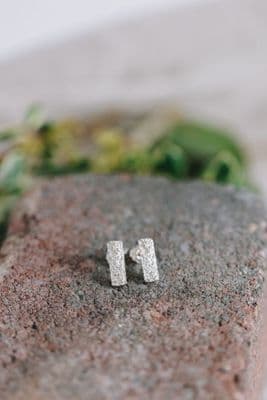 Cathy Timbrell Textured Stud Earrings