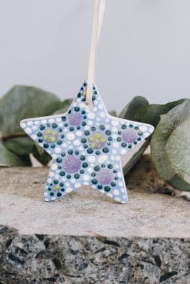 Claire Newell | Blue Star Decoration