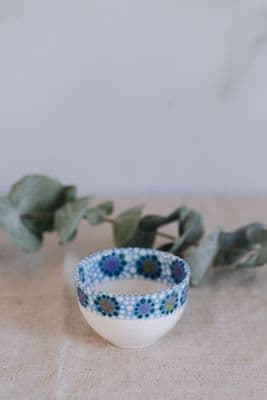 Claire Newell | Blue Tea Light Holder