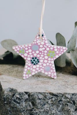 Claire Newell | Lilac Star Decoration
