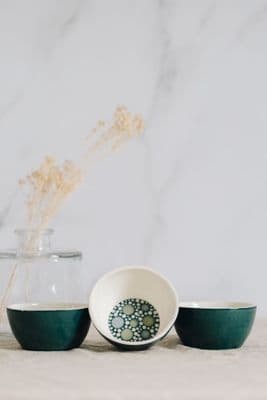 Claire Newell | Set of Teal Bowls
