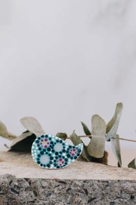 Claire Newell | Turquoise Brooch