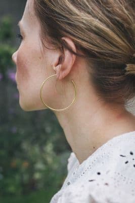 Clare Elizabeth Kilgour | Large Hoop Earrings