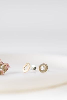 Clare Elizabeth Kilgour | Mini Oval Stud Earrings