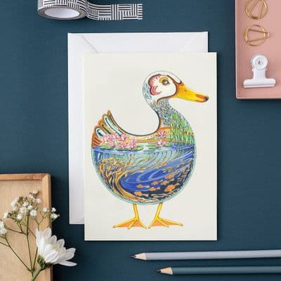 Daniel Mackie | Duck in a Pond Card