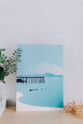 Darren Lyttle | Kinnegar Pier, Holywood Print