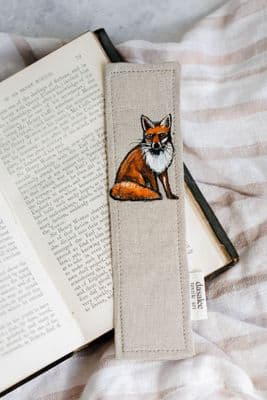 Dasalee Textile Art | Fox Bookmark