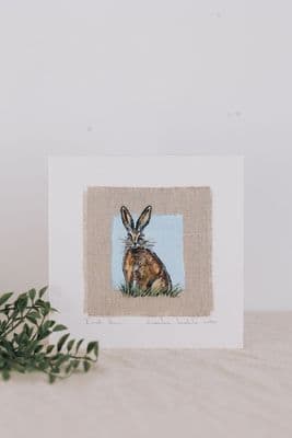 Dasalee Textile Art | Irish Hare Original