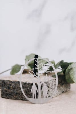 David Mayne | Couple Decoration | Silver