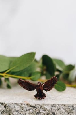 David Meredith | Miniature Bronze Goose Sculpture