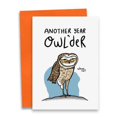 Debmon Design | Another Year Owl'der Card