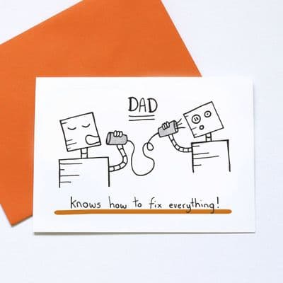 Debmon Design | Dad Can Fix It Card