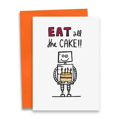 Debmon Design | Eat All The Cake! Card