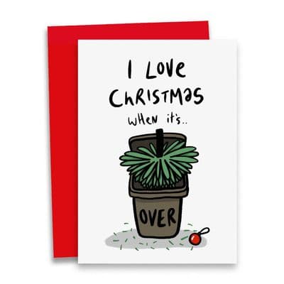 Debmon Design | I Love Christmas When It's Over Card