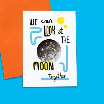 Debmon Design | Look At The Moon Together Card