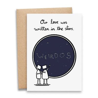 Debmon Design | Our Love Weirdos Card