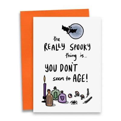 Debmon Design | Spooky Don't Age Birthday Card