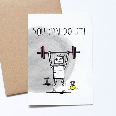 Debmon Design | You Can Do It! Card