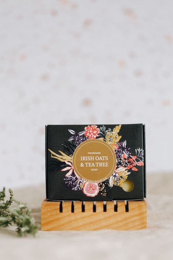 Deborah Neill | Pure Handmade Natural Plant Based Soap | Irish Oats & Tea Tree Soap Bar