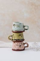 Dee Quinn Ceramics | Handmade Ceramic Espresso Cup | Pink Pottery | Deirdre Kerrigan