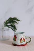 Dee Quinn Ceramics | Handmade Ceramic Mug | Rainbow Pottery | Deirdre Kerrigan