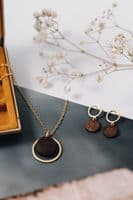 Deeca Jewellery Design | Wooden Circle Necklace | Ethical Handmade Jewellery Ireland