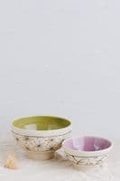 Della McKinney Ceramics | Handmade Decorative Mustard Ceramic Porcelain Bowl