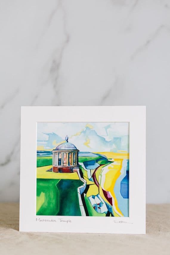 Desie O'Reilly Artist | Mussenden Temple Art | Northern Ireland Print
