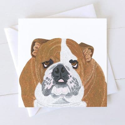 Diane Williams | Bulldog Dog Card