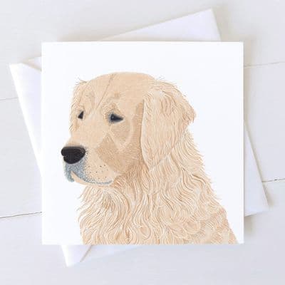 Diane Williams | Golden Retriever Dog Card
