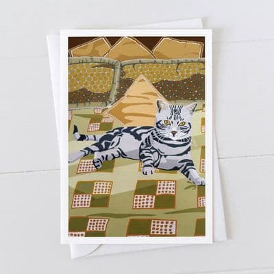 Diane Williams | Grey Tabby Cat Card
