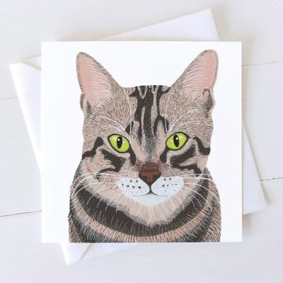 Diane Williams | Tabby Cat Card