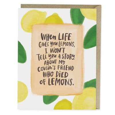 Em & Friends | Life Gives You Lemons Card