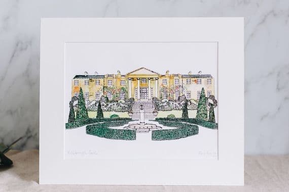 Flax Fox Designs | Royal Hillsborough Castle Print | Danielle Morgan Artist