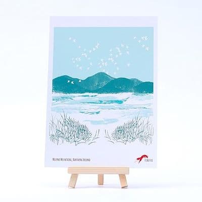 Flax Fox | Mourne Mountains Postcard