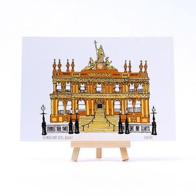 Flax Fox | The Merchant Hotel Belfast Postcard