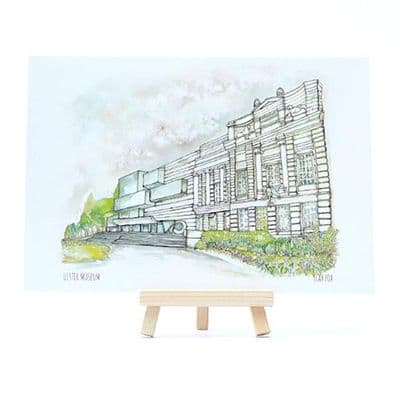 Flax Fox | Ulster Museum Belfast Postcard