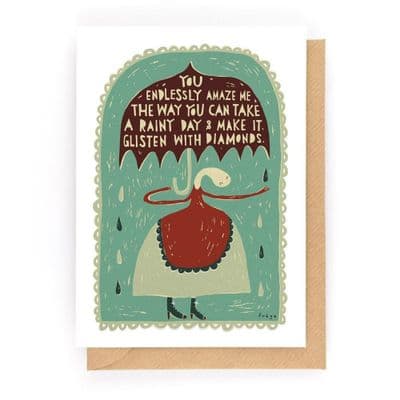 Fréya | Diamonds in the Rain Card