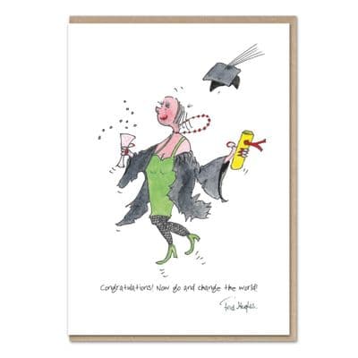 Fred Hughes | Congratulations! Girl Graduation Card