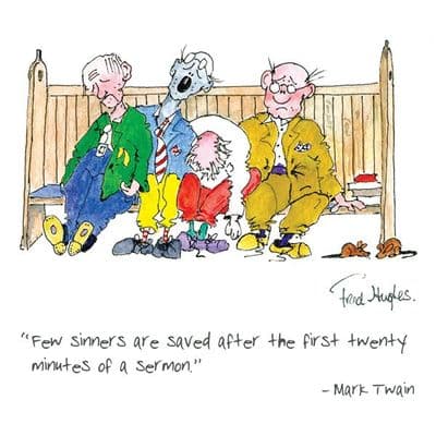 Fred Hughes | Few Sinners are Saved Print