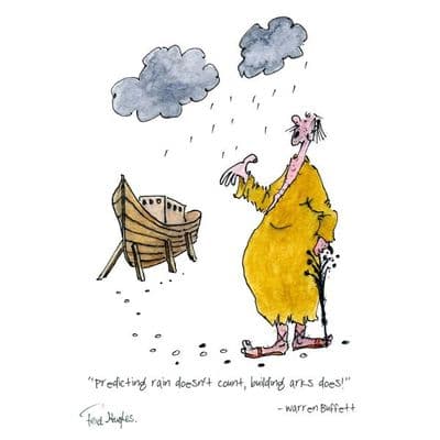 Fred Hughes | Predicting Rain Doesn't Count Print