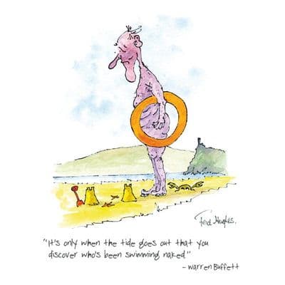 Fred Hughes | Swimming Naked Print