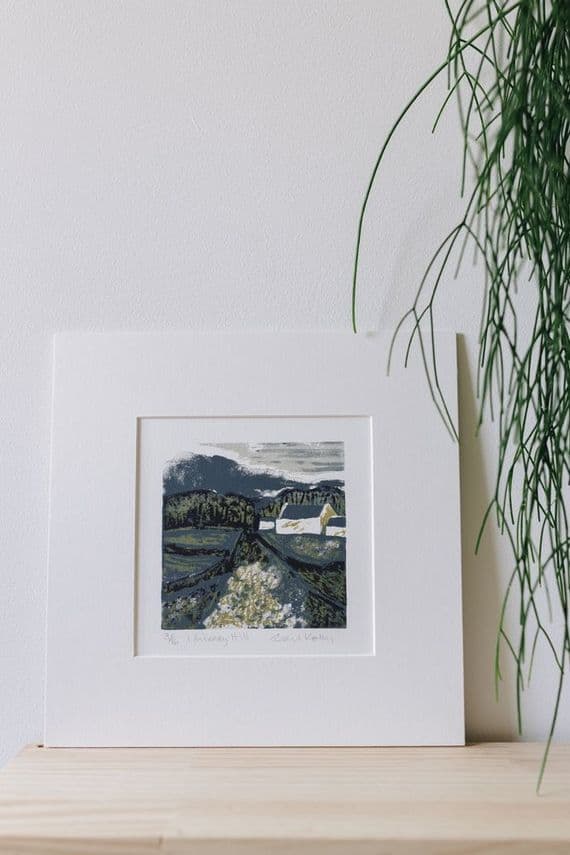 Gail Kelly Artist | Algan Arts | Whinney Hill Lithograph | Northern Ireland | Irish Art