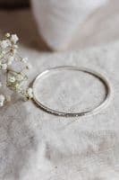 Gemma Atwell Jewellery | Handmade Sterling Silver Forbidden Seas Oval Bangle