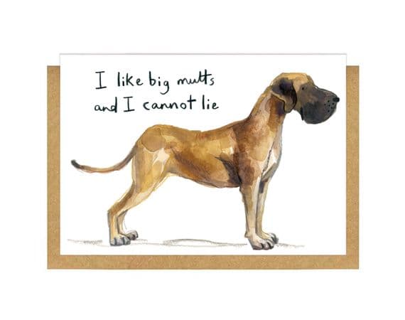 Gemma O'Neill Artist & Illustrator | I Like Big Mutts Card | Dog Cards