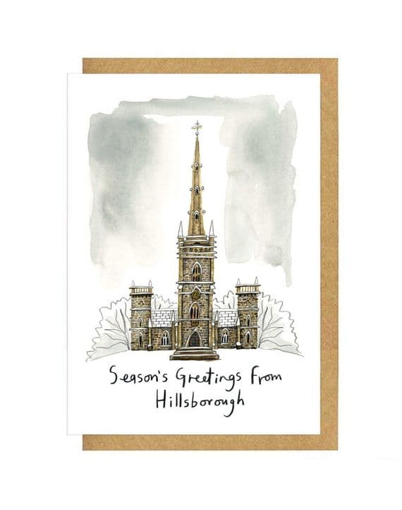 Gemma O'Neill Artist | Hillsborough Parish Church Christmas Card | Royal Hillsborough