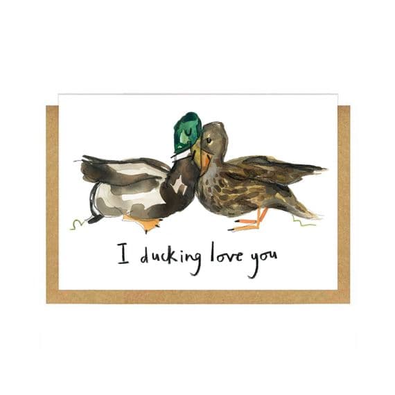 Gemma O'Neill Artist & Illustrator | I Ducking Love You Card | Valentine's  Day Cards